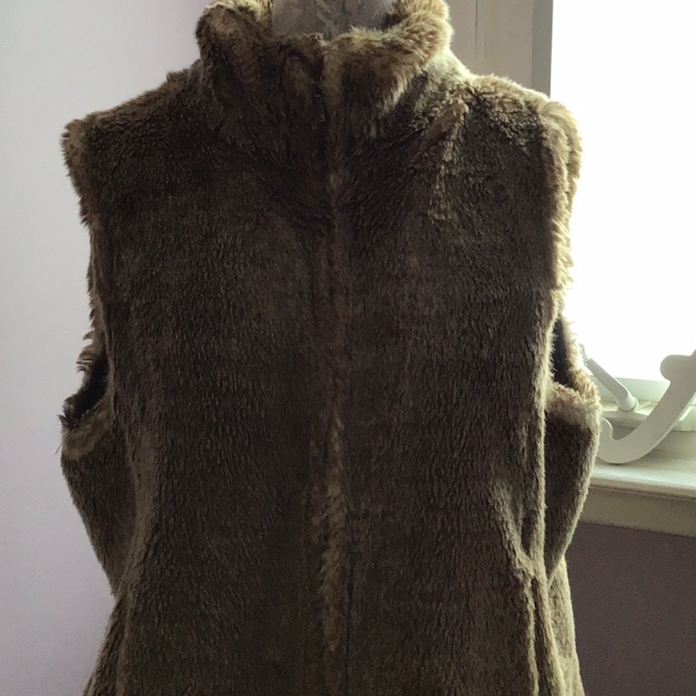Faux fur vest